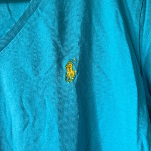 Ralph Lauren V Neck T Shirt - Picture 2 of 4